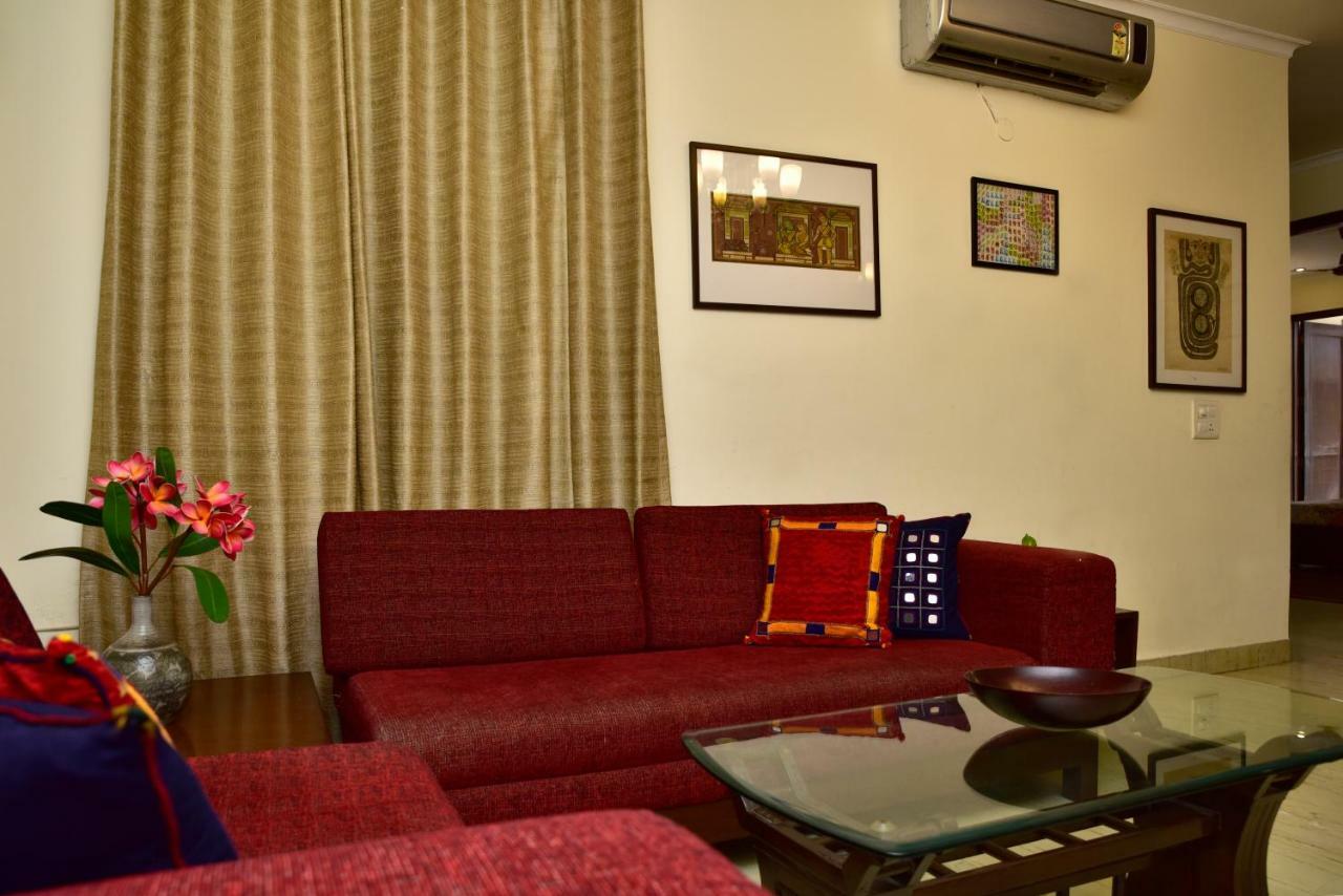 2Bhk Comfortable Furnished Serviced Apartments In Hauz Khas - Woodpecker Apartments Új-Delhi Kültér fotó